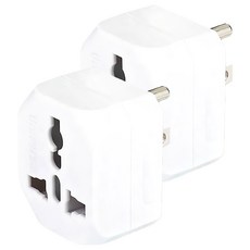 Dr.AV 聖岡科技 台灣專用萬國轉換插頭 3孔 TNT-85, 2個, 4cm