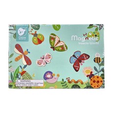 Classic WORLD 客來喜 經典木玩 磁性遊戲盒 40056, 昆蟲世界, 1盒