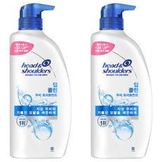 헤드앤숄더 두피 토탈 솔루션 딥클린 트리트먼트 달콤한향, 850ml, 2개