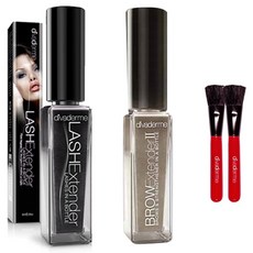 divaderme 睫毛延長器 + 眉毛延長器 Ash Blonde + Red Brush 2p 套組, 1套, 睫毛 + 眉毛 + 刷 2p