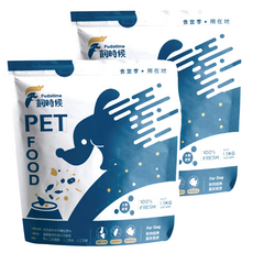 Fudotime 飼時候 犬用 無穀凍晶乾飼料 1.5KG 100% 原肉凍晶, 羊肉, 2袋