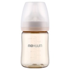 MOYUUM PPSU多合一兩用吸管奶瓶 0歲以上適用, 米色, 170ml, 1盒