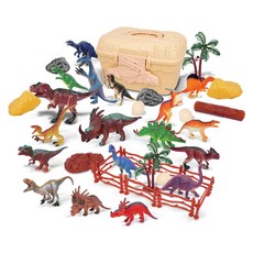 TOY GATE Tyrano Park恐龍模型化石保管箱 50入組, 1套