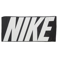 NIKE 耐吉 Cooling Towel Medium 運動毛巾, 黑色 + 白色, 1條
