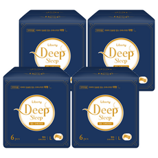 Liberty ORGANATURE Deep Sleep韓國產夜用褲型衛生棉, L(95~105cm), 6片, 4包