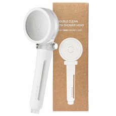 Bodibeam 雙重潔淨維他命蓮蓬頭, 純白色, 1個