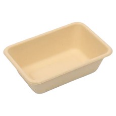 方形植纖餐盒底 9號(183 x 127 x 55mm) 700ml, 25個, 20組