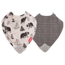 Nuby 紗布咬咬兜 2入