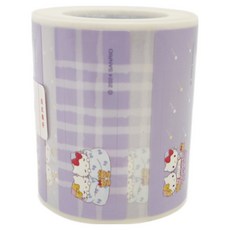 NIIMBOT 自黏性熱感應紙 50週年紀念款 晚安凱蒂, 適用型號 B21S B21/B1/B3S, 45*14mm 320張/捲, 8m