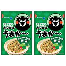 日本海水 熊本熊 蔬菜風味拌飯料, 2個, 25g