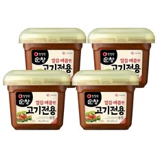 청정원순창 깔끔 매콤한 고기전용 쌈장, 450g, 4개