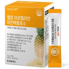 로엘 웰업 브로멜라인 파인애플 효소 30p, 90g, 1개