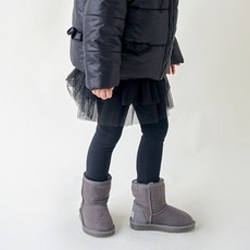 MARI N MORI 兒童柔軟蓬蓬紗裙刷毛內搭褲