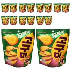 오리온 무뚝뚝 고구마칩, 56g, 16개