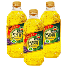 得意的一天 五珍寶健康調和油, 含葵花油、頂級橄欖油、葡萄籽油、玉米油, 有助於降低膽固醇, 1.58L, 3瓶