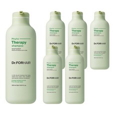 Dr.FORHAIR 植萃護理弱酸性洗髮精, 6瓶, 500ml