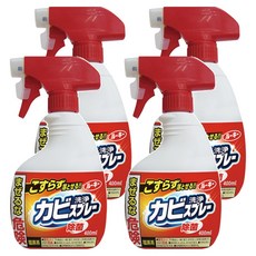 第一石鹼 Rookie 浴室除霉噴霧泡 噴頭款, 深層去除黑黃霉斑，恢復潔白如新，免刷洗，一瓶搞定，使用方便, 400ml, 4瓶