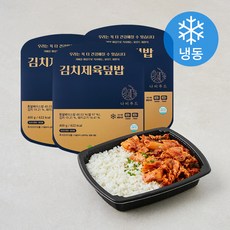 나비푸드 요오드 제한식 김치제육덮밥 (냉동), 400g, 3개