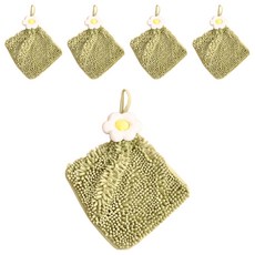 雞蛋花擦手巾 25 x 25cm 柔軟吸水, 1條, 5條