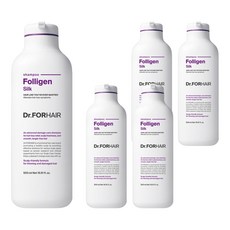 닥터포헤어 손상모케어 탈모증상완화 폴리젠 실크 샴푸, 500ml, 5개