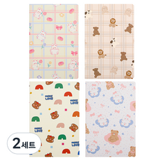 ARTJOY A5筆記本 4款套組, 2套, 08 森林朋友