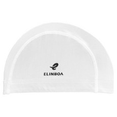 Elinboa 兒童青少年游泳帽 EOE305, 白色的, 1個