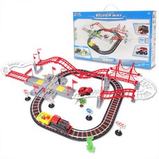 ROLLICK 管箱電動火車玩動作玩具套組, 混色