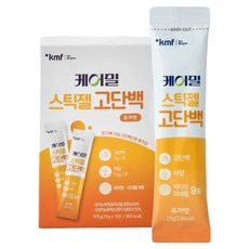 Korea Medical Foods Caremeal 條狀凝膠 高蛋白 柚子口味, 1個, 25g
