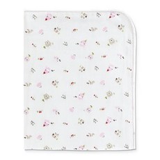 KU.KU Duckbill 酷咕鴨 狐狸熊滿底緹花紗布浴巾, 粉色, 1入