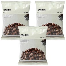 MUJI 無印良品 爆米花 巧克力, 95g, 3包