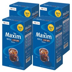 맥심 아이스 스위트 블랙 커피믹스, 5.9g, 110개입, 4개