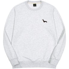 옥스타 남녀공용 닥스훈트 자수 특양면 맨투맨 9SSP010