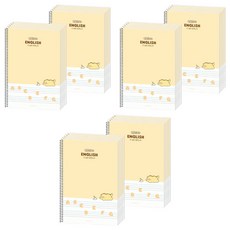 포포팬시 라이노 초등 영어노트, 옐로우, 30개
