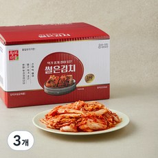 황보마을 썰은김치, 3kg, 3개