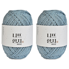 니뜨 한지 뜨개실 150g, 09 스카이, 2개