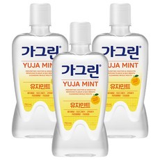 Garglin 漱口水 柚子薄荷味, 750ml, 3個