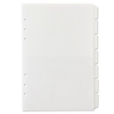 珠友文化 6孔集卡冊索引收納袋 PC-30077 A5(210 x 150 x 4mm), 1組, 7個