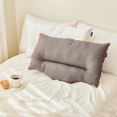 LIV MOM 棉質頸椎枕, 灰色, 1個