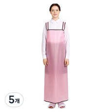 웰프런 메쉬 방수 앞치마 H형 대, 핑크, 5개