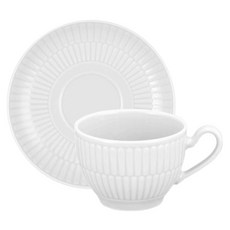 셀트만바이덴 아미나 에스프레소 컵 + 소서 세트 0.11L, 화이트, 1세트