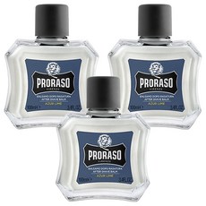 PRORASO 專業版鬍後乳, 海洋麝香, 100ml, 3.4 FL.OZ, 3瓶