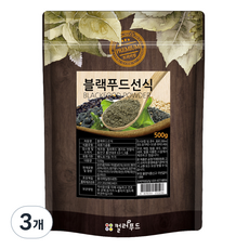 컬러푸드 블랙푸드 선식, 500g, 3개