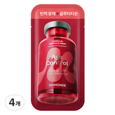 마몽드 에이지 컨트롤 카멜리아 앰플 마스크팩 23ml, 4개, 1개입