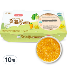 Farm to Baby 孩童室溫輔食粥, 蜜地瓜南瓜口味, 100g, 10入