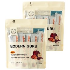 모던구루 애플사이다 비니거 소프트 21p, 2개, 315ml