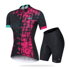 NUCKLIY BikeLab 女式 Pro Line 短袖上下套裝 NFSJS004