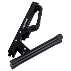 마이티킹 두번접히는 접이식 기타스탠드 블랙 MGS3, 1개