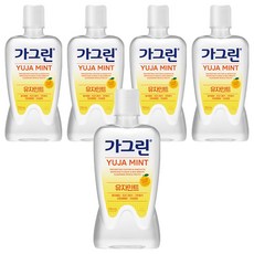 Garglin 漱口水 柚子薄荷味, 750ml, 5個