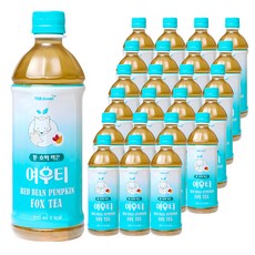 티트리트 여우티 호박팥차, 500ml, 24개 500ml, 24개