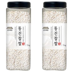 건강곡간 동진 찹쌀, 1kg, 2개